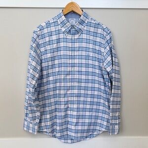 Brooks Brothers Light Pink and Blue Checkered Shirt
